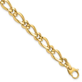 14k Yellow Gold Fancy Link Bracelet