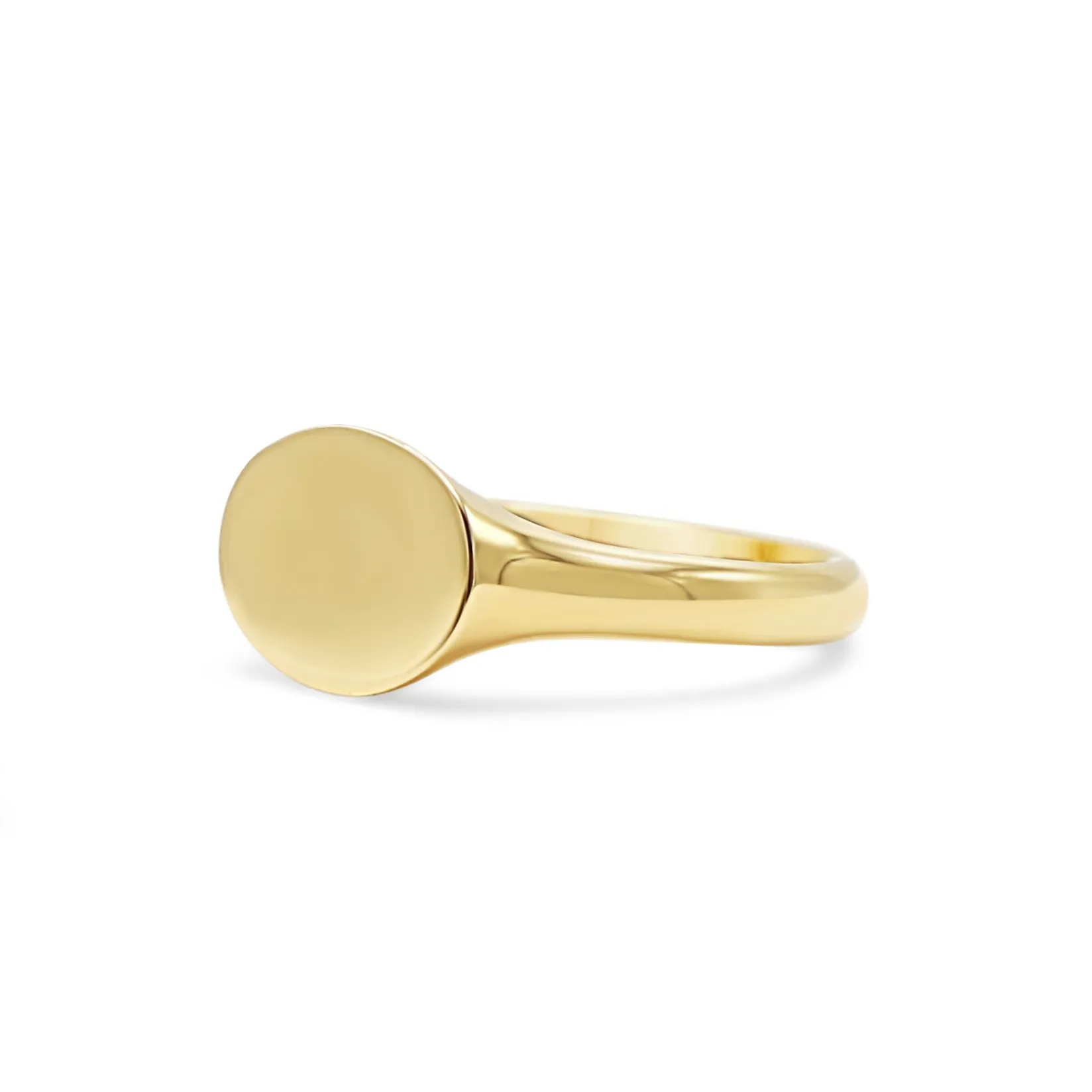 18ct Gold Oval Oxford Signet Ring