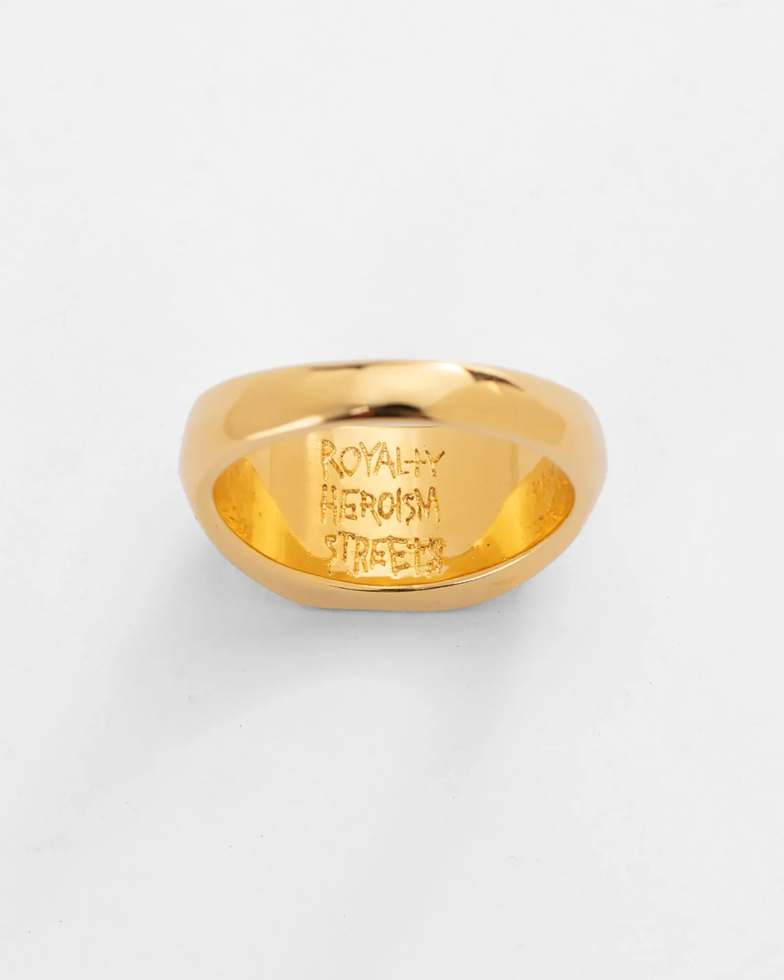 18K DRIPPS 1999 SIGNET RING