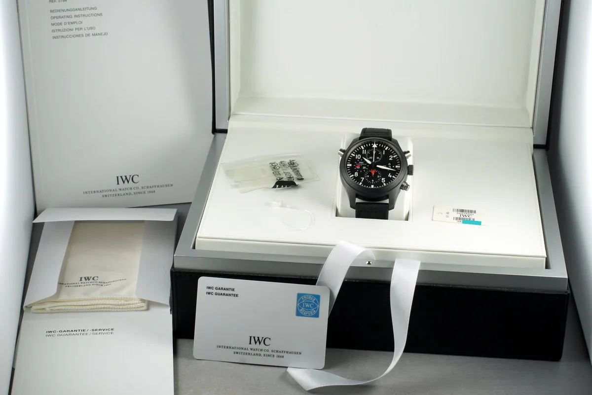 2009 IWC Pilot’s Double Chronograph Edition Top Gun IW379901 with Box and Papers