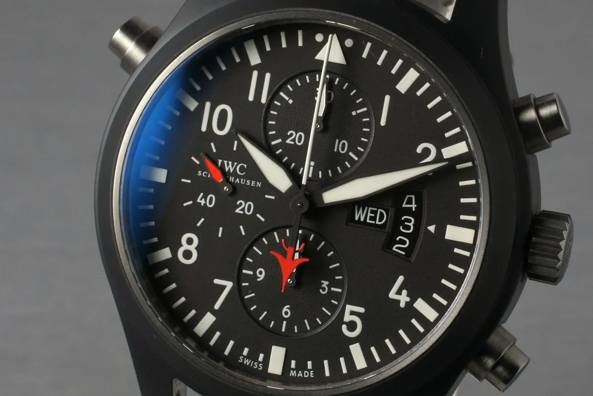 2009 IWC Pilot’s Double Chronograph Edition Top Gun IW379901 with Box and Papers