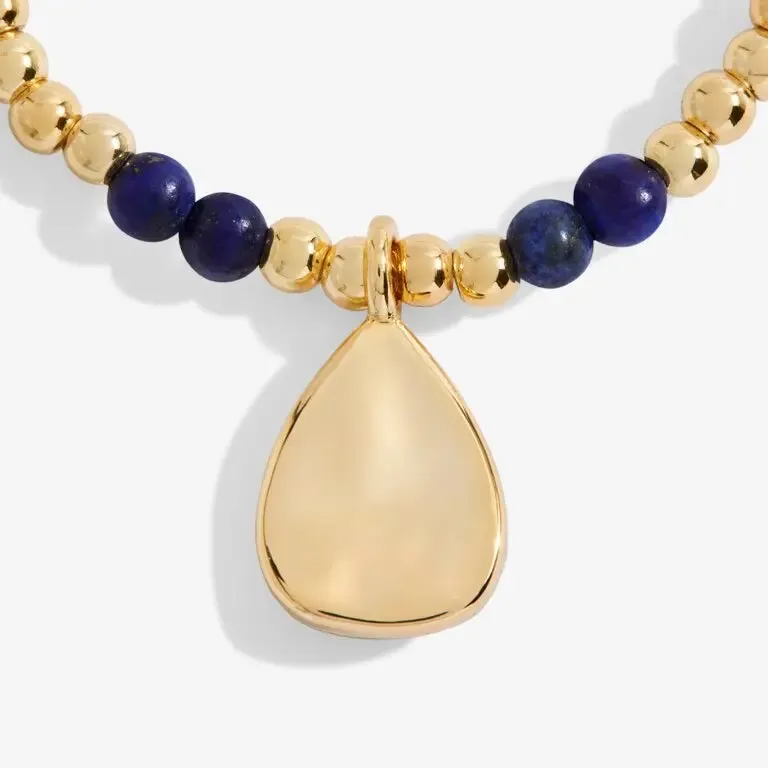 A Little Birthstone September Lapis Lazuli - Gold