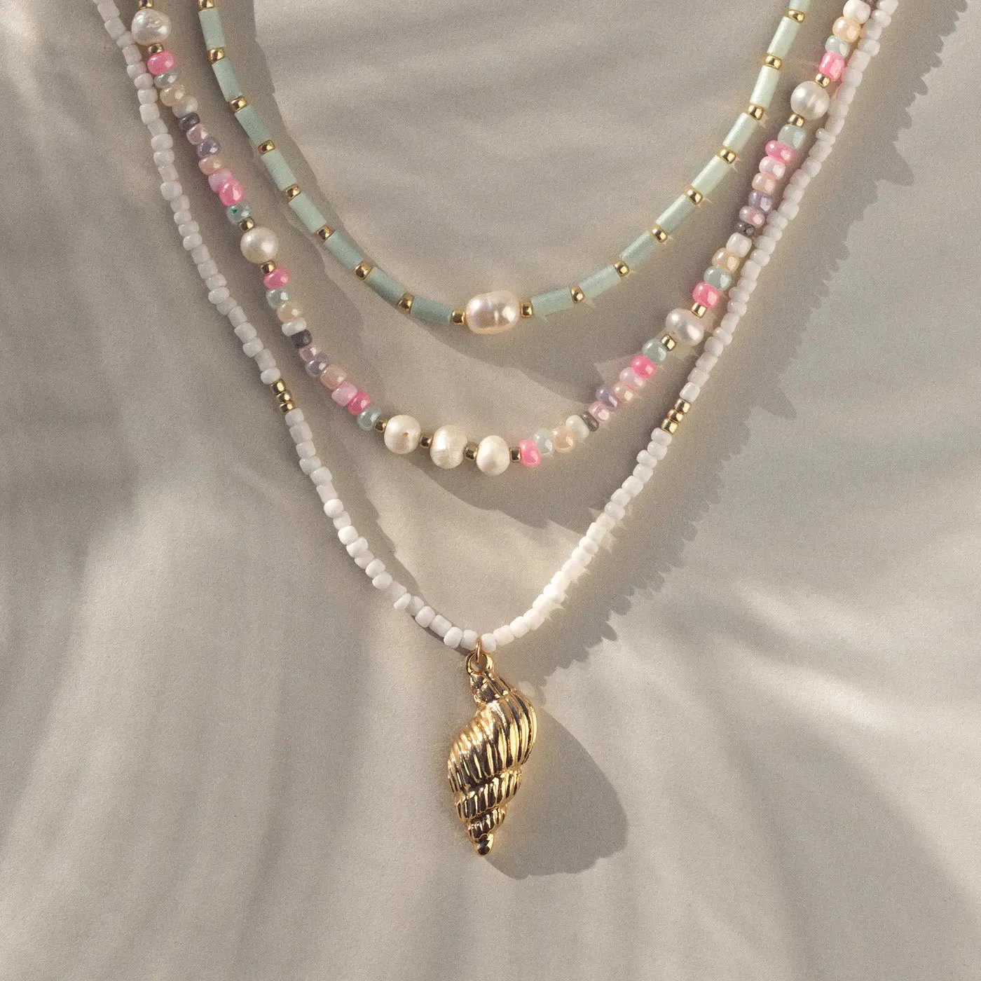 Adeline - Pearl & Bead Necklace