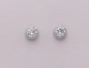 Ansley Halo Stud Earrings