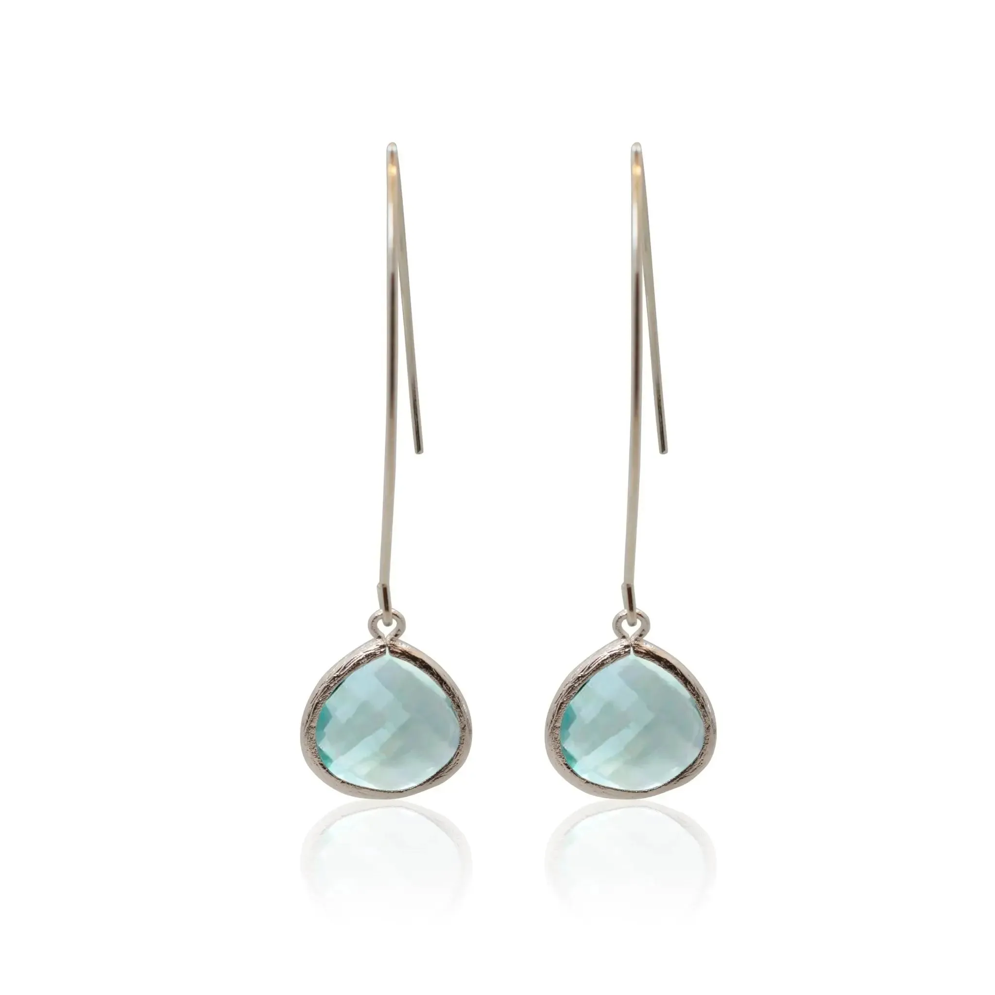 Aqua Elegant Earrings | Ocean Jewelry | Birthstone