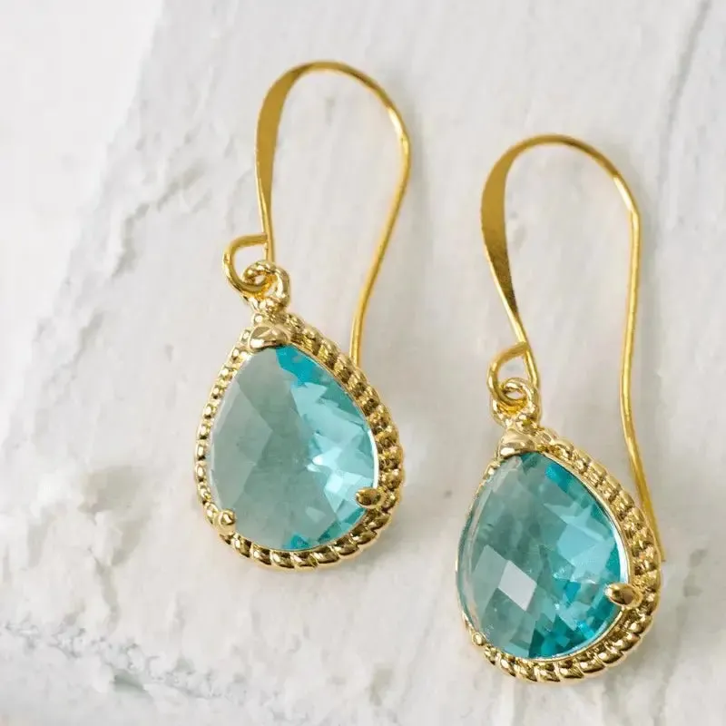 Aqua Exquisite Earrings