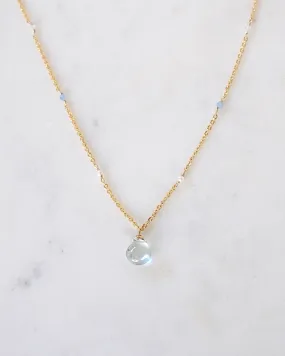 Aquamarine Bohemian Necklace