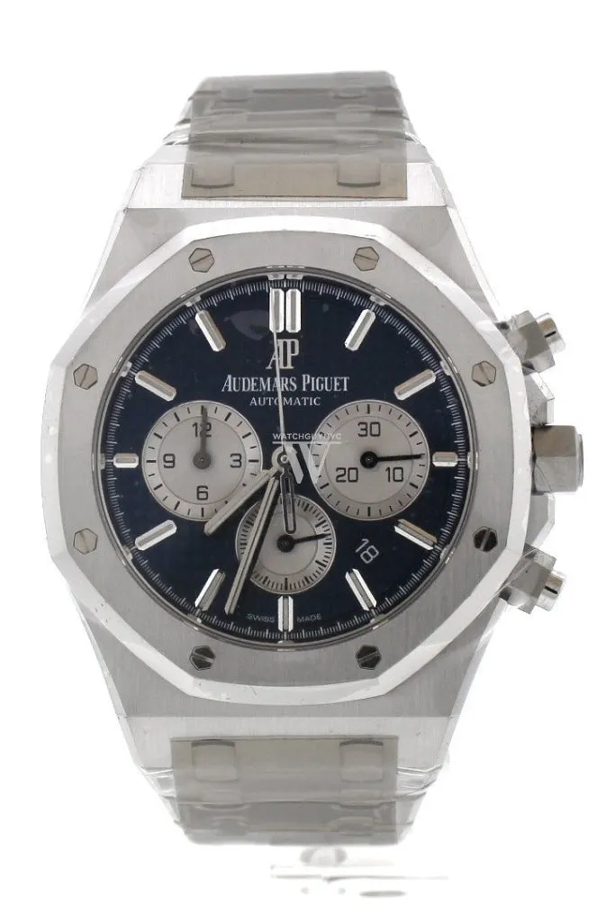 Audemars Piguet Royal Oak 41 Chronograph 41mm Blue Dial Stainless Steel Watch 263b31ST.OO.1220ST.01  DCM