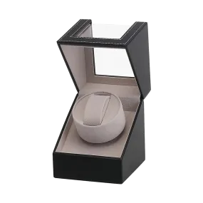 Automatic Watch Winder Display Box Case Motor Rotation Storage PU Leather