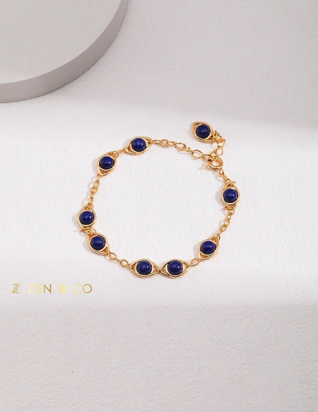 AZURE Blue Lapis lazuli stone bracelet