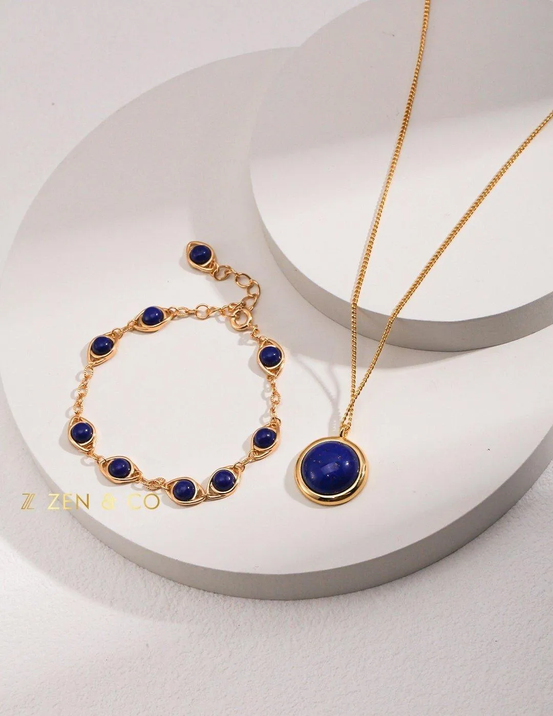 AZURE Blue Lapis lazuli stone bracelet