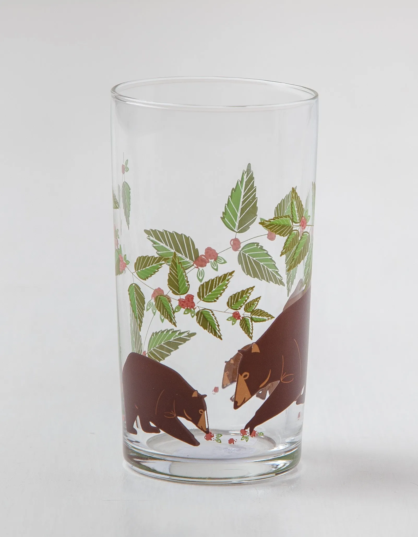 Bear and Flowers Glasses