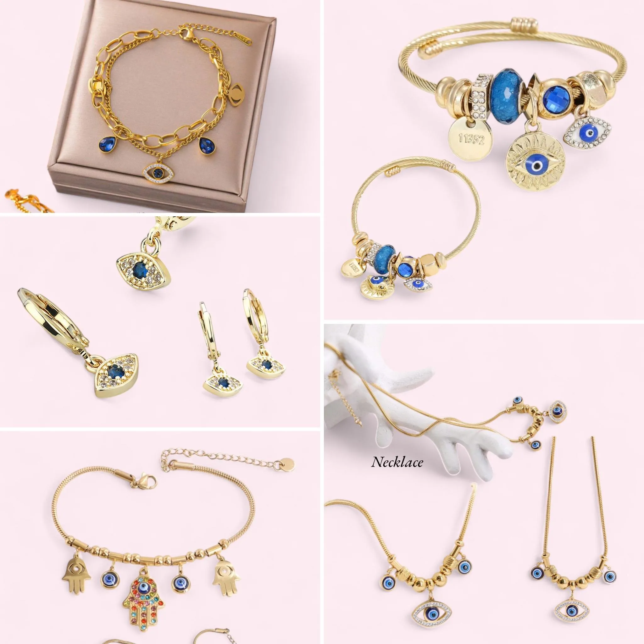 BLING Evil Eye Accent Accessories