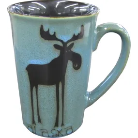 Blue Speckled Leggy Moose Mug