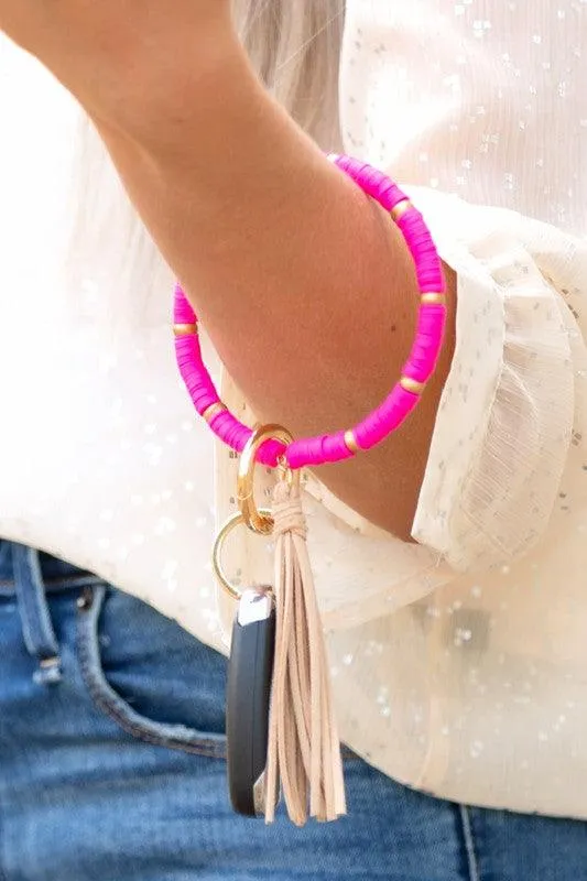 Boho Key Ring Bracelet 10 Styles