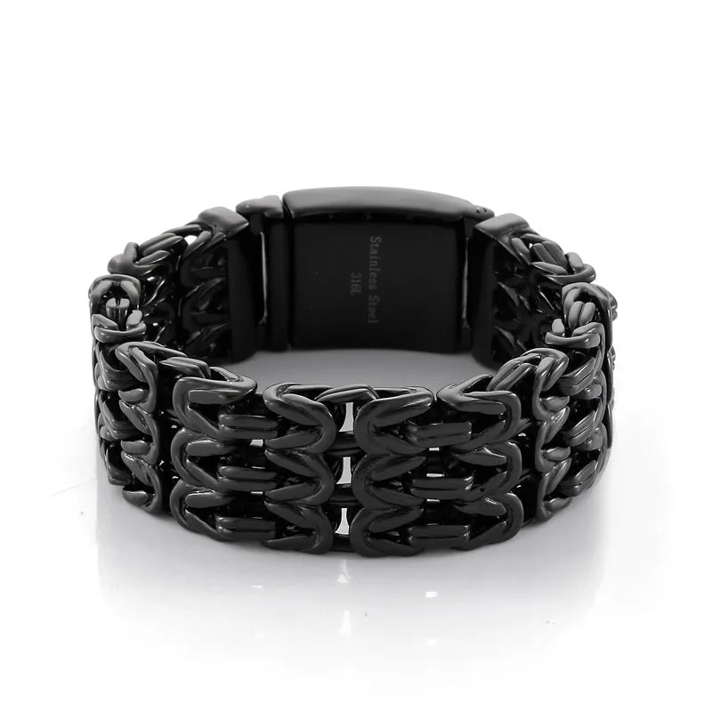 Bold Vibe Titanium Steel Bracelet for Men