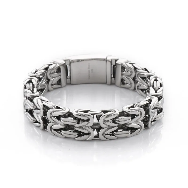 Bold Vibe Titanium Steel Bracelet for Men