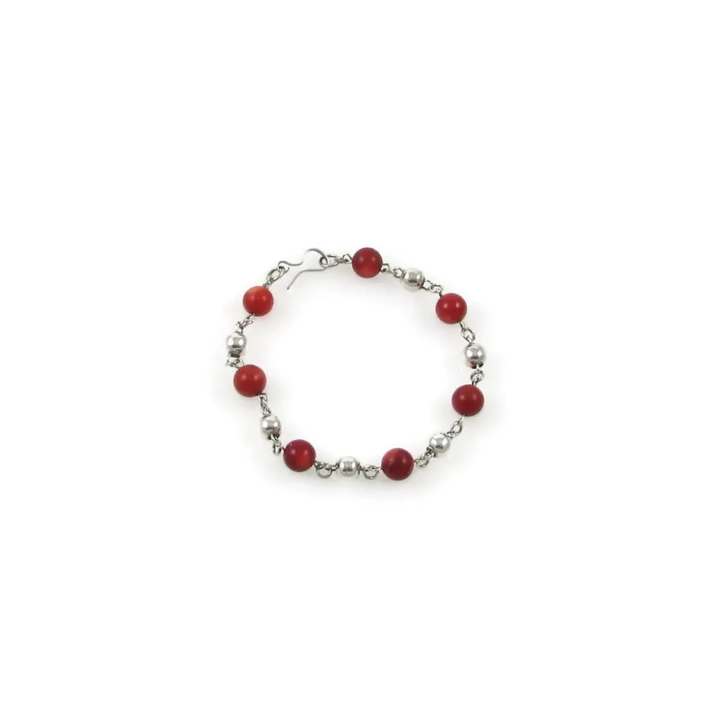 Bolitas Gemstones Bracelet - Carnelian