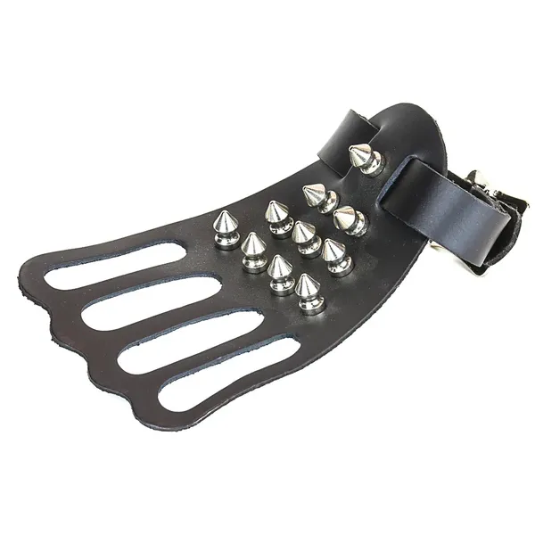 Bondage Leather Spike Stud Wristband