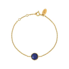 Bracelet Doré Cordelia Lapis Lazuli