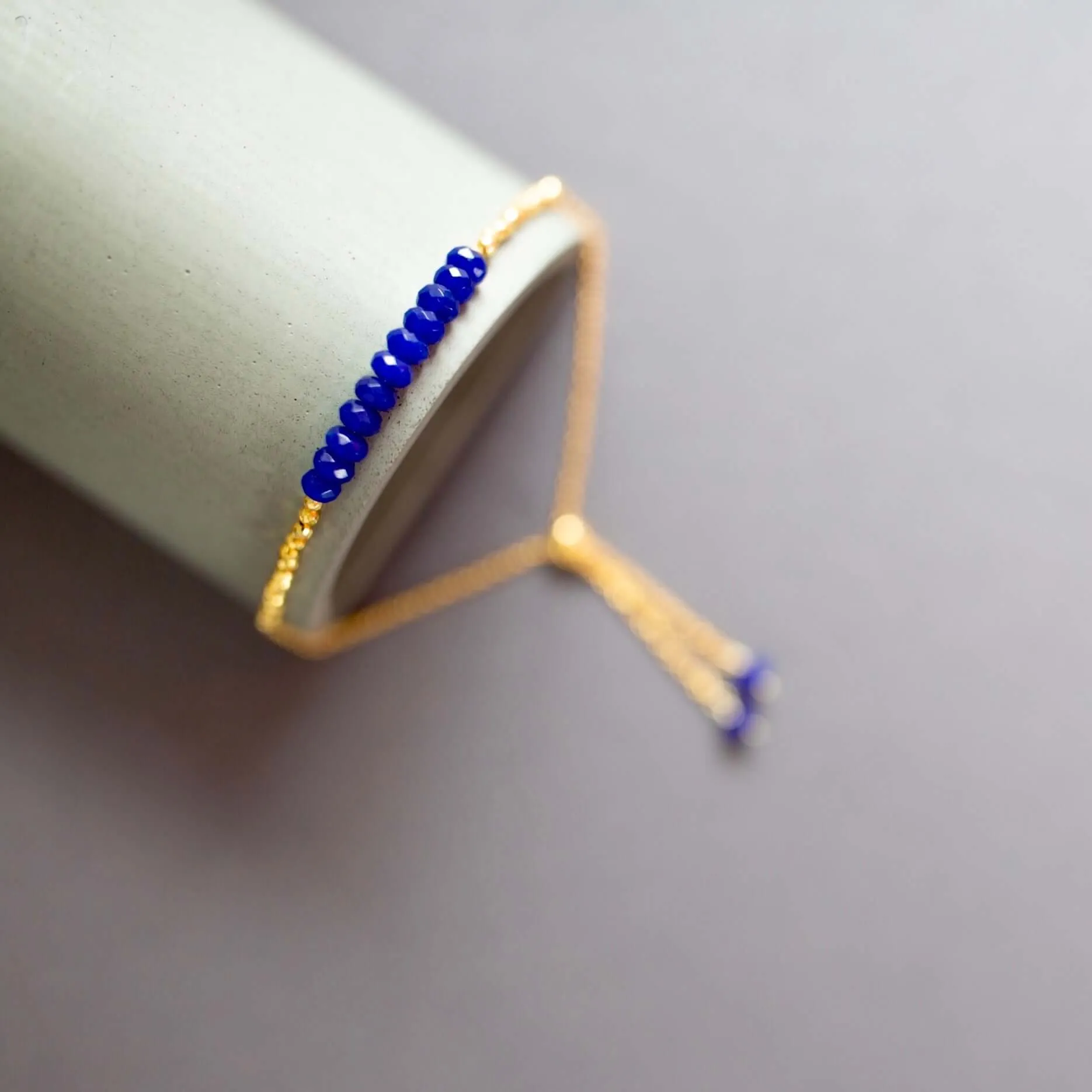 Bracelet Stacking Set: London Blue Quartz and Lapis Lazuli