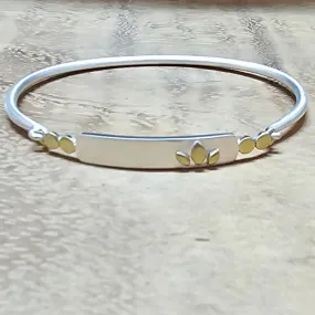 BRACELET WITH THREE LEAVES