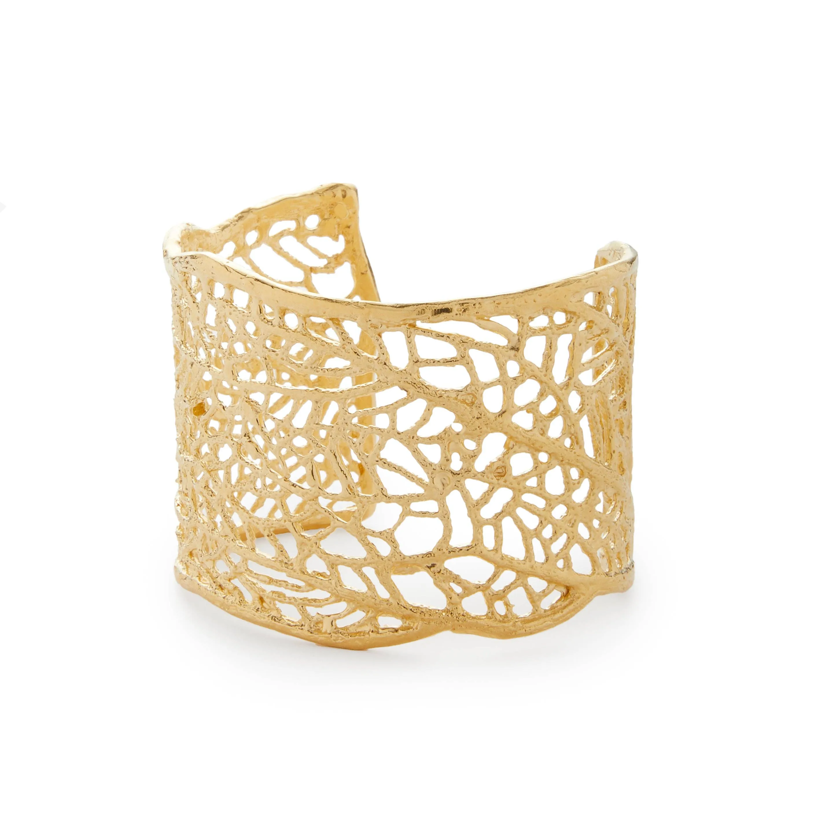 Brass Seaweed Cuff