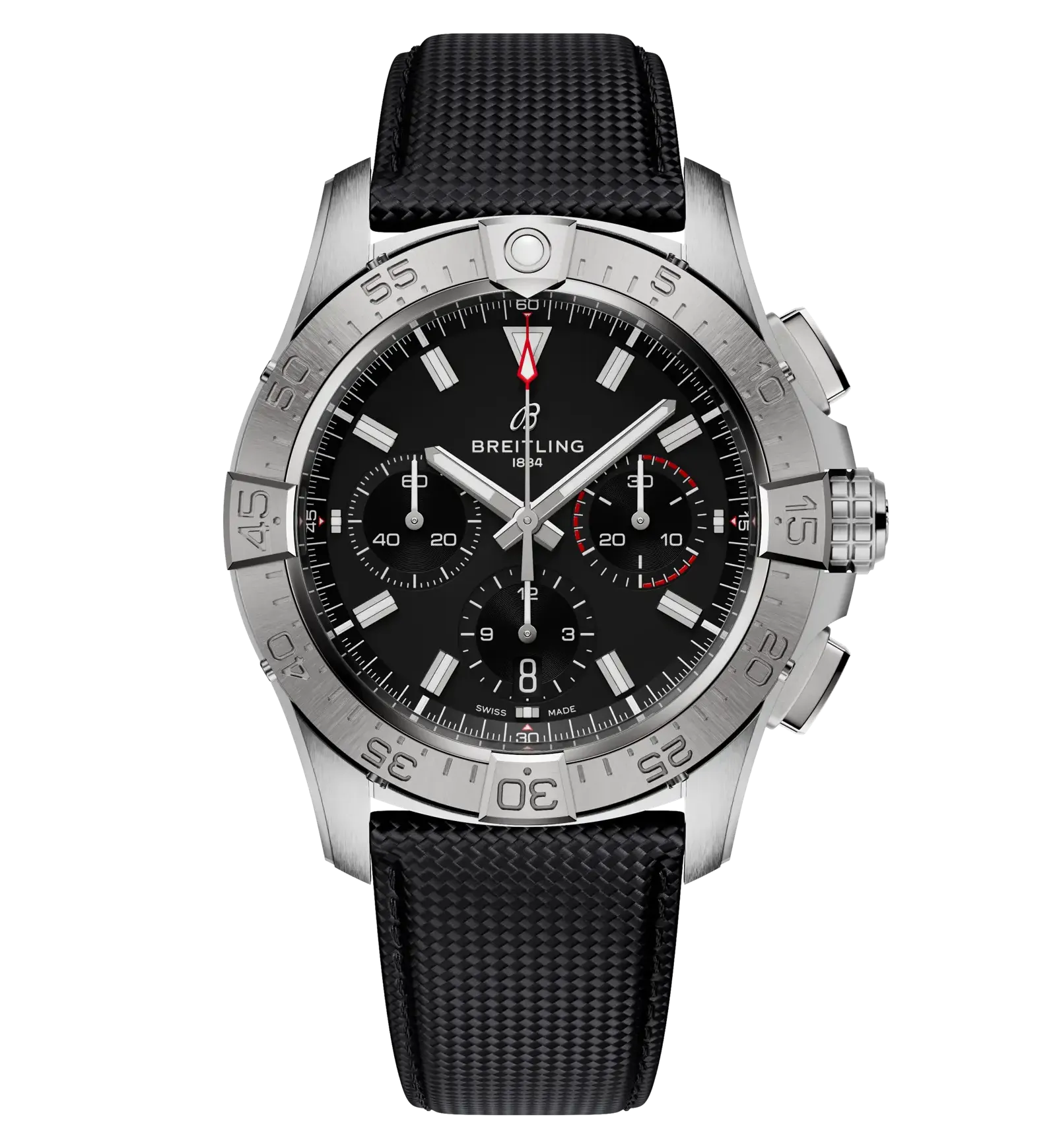 Breitling Avenger B01 Chronograph 42 Watch with Black Strap