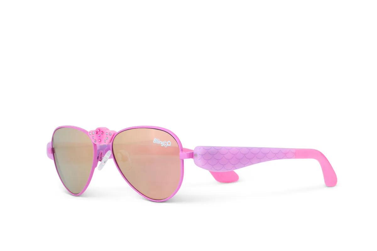 Bright Bubblegum Hampton Beach Kids' Sunglasses