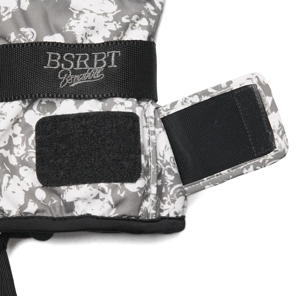 BSR POCKET SNOWBOARD GLOVE MONO FLOWER