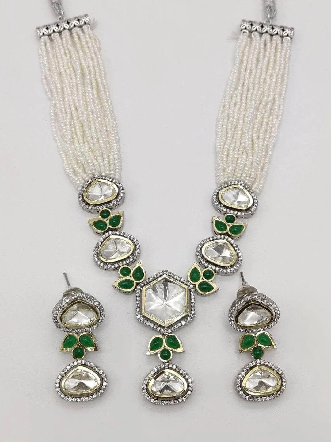 Cheed Beed Kundan Necklace