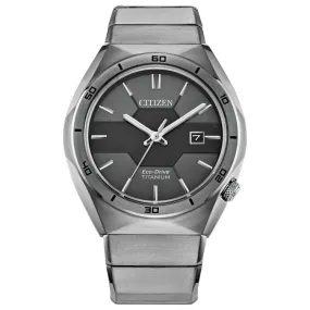 CITIZEN Eco-Drive Sport Luxury Armor Mens Super Titanium