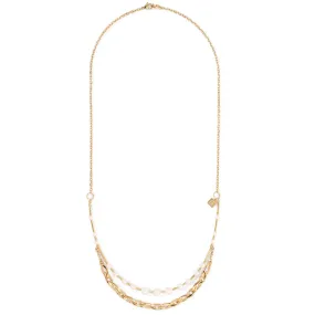 Coeur De Lion Chunky Chain and Pearls Fusion Multi-Wear Necklace