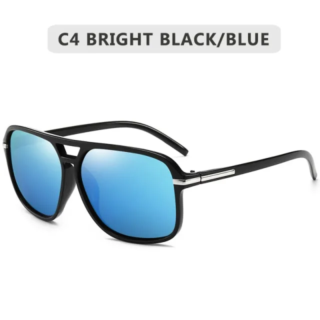 Cool Square Driving Style Gradient Polarized Sunglasses