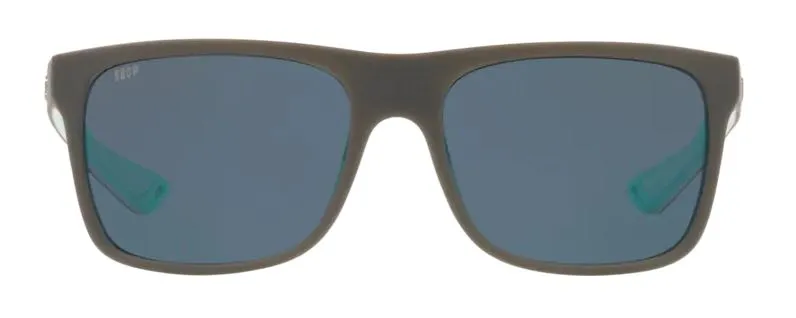 Costa Del Mar Remora Matte Gray/White/Mint Frame - Gray 580 Plastic Lens - Polarized Sunglasses