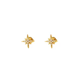 Crystal Solaire Stud Earrings