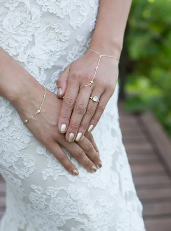 Dakota Crystal Chain Bracelet