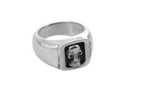 #DR - 18 Boxed Skull Ring Small