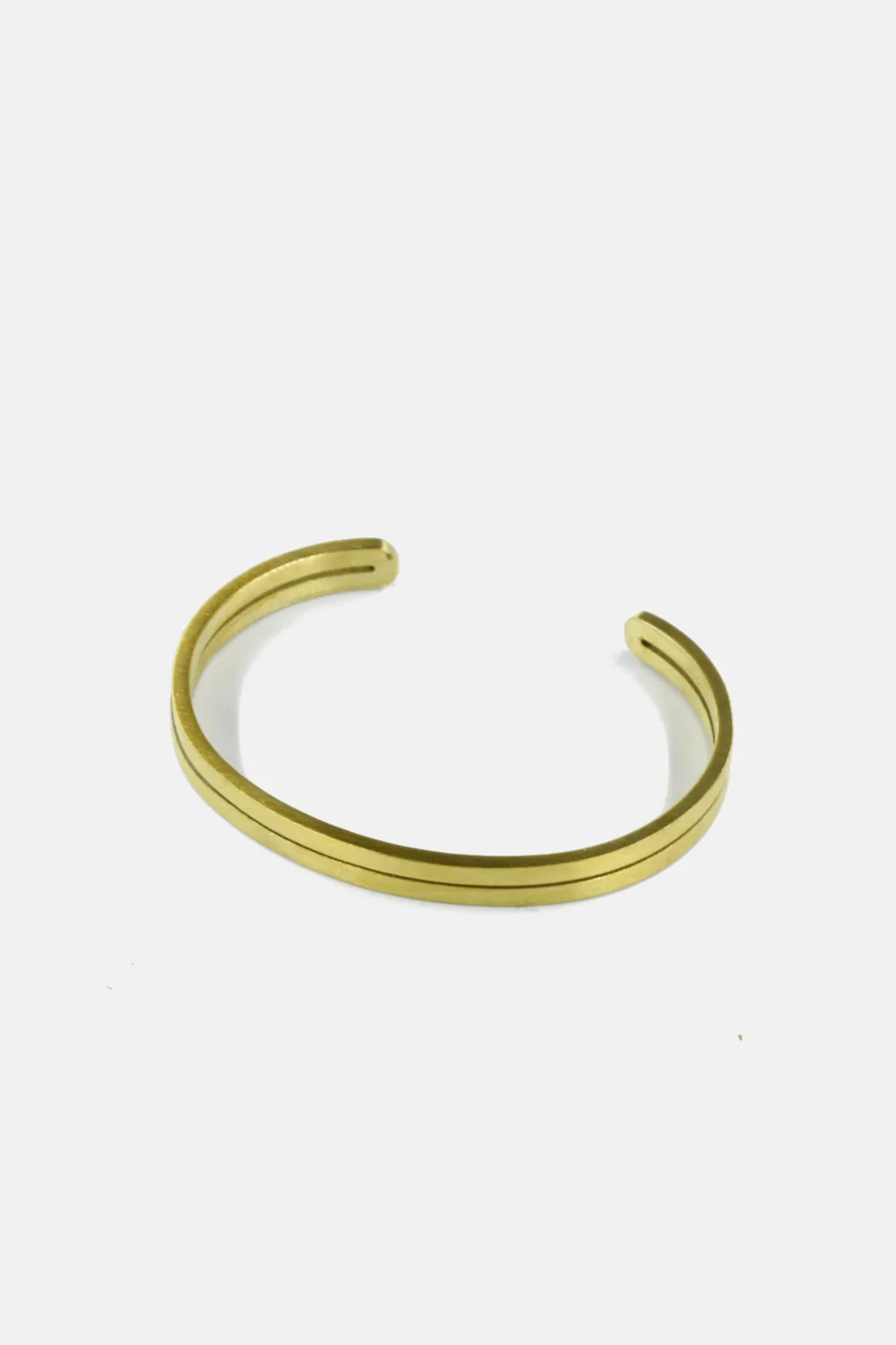 Dual Layers Brass Bracelet