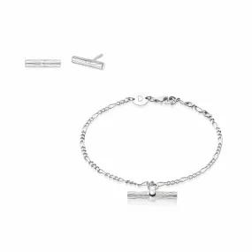 Estée Lalonde T Bar Earring, Bracelet And Candle Set