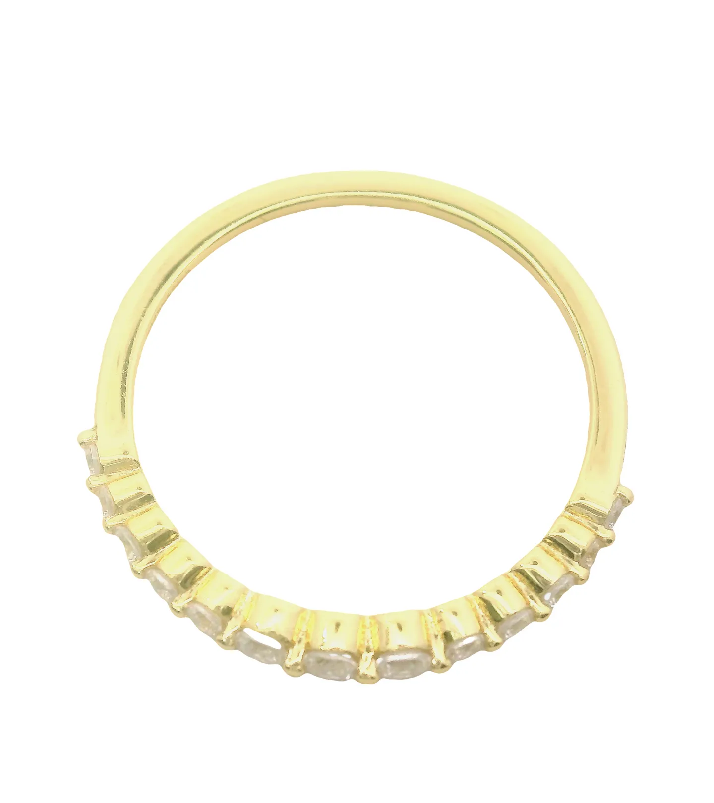 Eternal Pave Ring In Vermeil