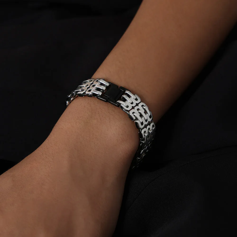 Exaggerated Fashion Titanium Steel Bracelet for Women - Everyday Genie Collection