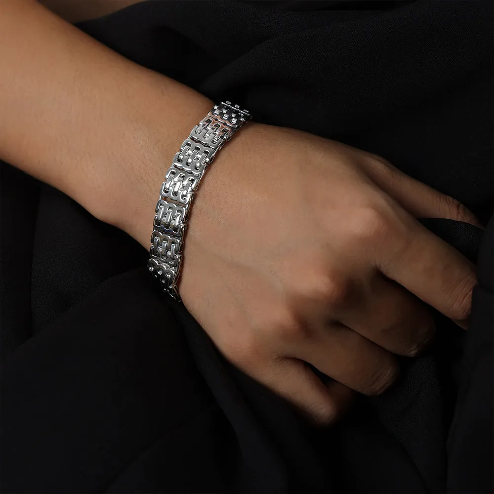 Exaggerated Fashion Titanium Steel Bracelet for Women - Everyday Genie Collection