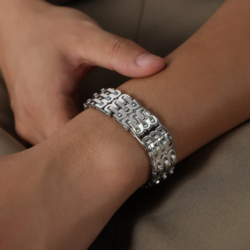 Exaggerated Fashion Titanium Steel Bracelet for Women - Everyday Genie Collection