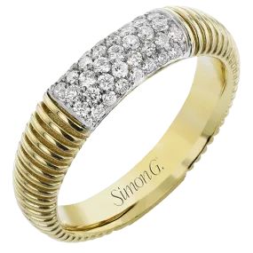 Fashion Ring In 18k Gold With Diamonds