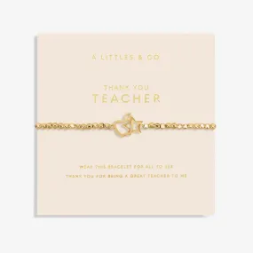 Forever Yours 'Thank You Teacher' Bracelet