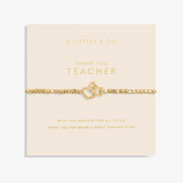 Forever Yours 'Thank You Teacher' Bracelet