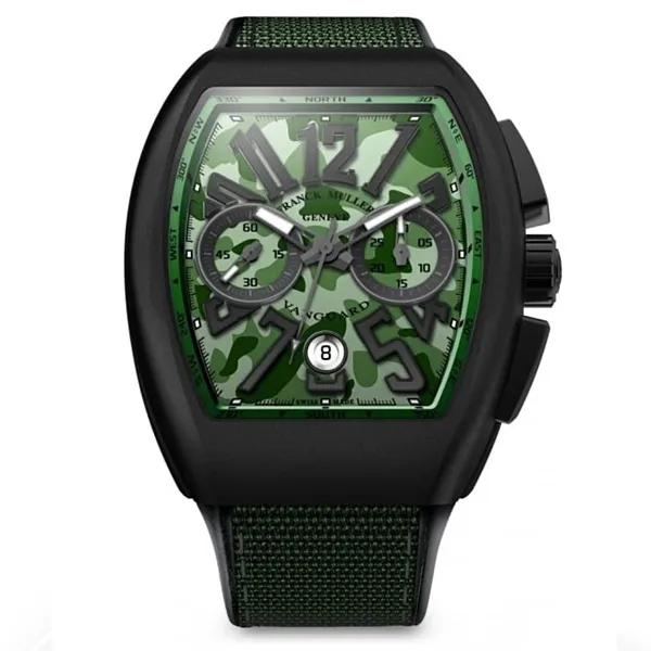 Franck Muller	Vanguard Camouflage Chrono	V 45 CC DT CAMO TT NR MC VE