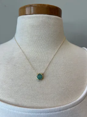 Gemstone Necklace ~ aquamarine