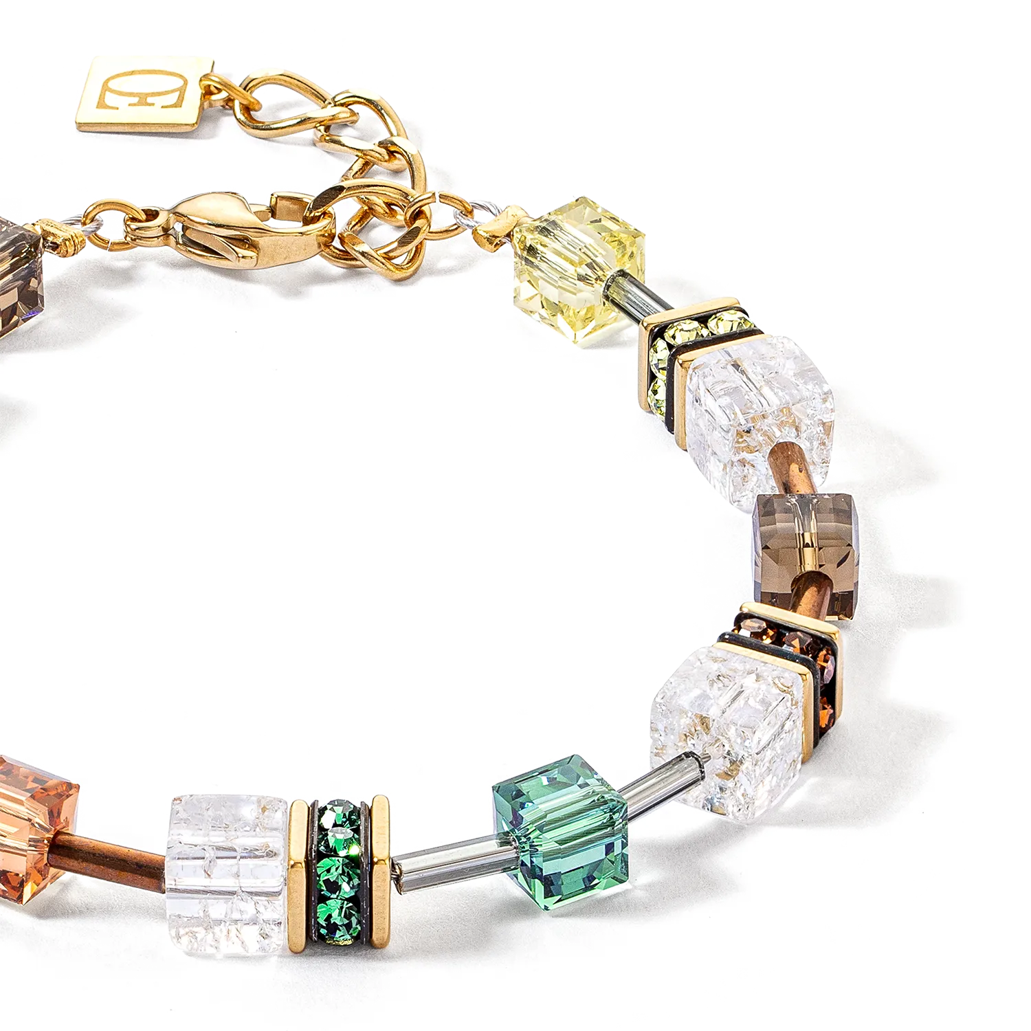 GeoCUBE® Iconic Nature bracelet brown-white